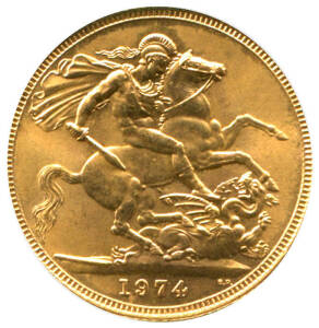 1974 GOLD sovereign.