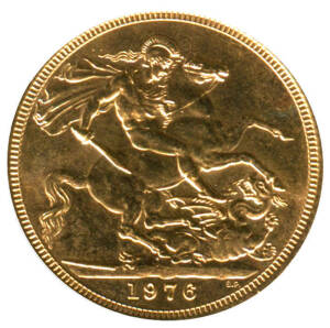 1976 GOLD sovereign.