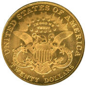1895S GOLD $20.00, Double Eagle. - 2