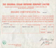 AUSTRALIAN SHARE CERTIFICATES, c1948-98 collection, from approximately 72 companies. Inspection will reward.