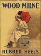 Collection of advertising material: Cardboard signs (4) including "Wood Milne Rubber Heels"; Royalty advertising (2); "Caledonian Insurance Co."; "Pears Soap" (5); scrap album with advertising labels; certificates etc.