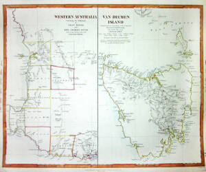 MAPS GROUP, Australia, NZ & Pacific, noted "Western Australia/Van Diemen Island" by SDUK [London, c1833]; "The Pacific Ocean" by SDUK [London, 1840]; "Australia" by H.G.Collins [London, c1850]; "Islands of New Zealand" by SDUK [London, c1874]; "Western Au