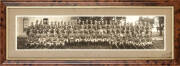 Australian Light Horse slouch hat (c.1968) with emu feather plume, made in Australia by Dunkerley Ltd Akubra; Light Horse group photograph by H.M.Walker [Melb.]. G/VG condition.