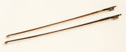 BOWS: 2 European violin bows, early 20th century both rehaired. VG condition.