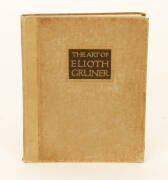 ELIOTH GRUNER: "The Art of Elioth Gruner" by Sydney Ure Smith & Leon Gellert [Sydney 1920] limited edition 30/600 signed by the artist twice. Endorsed inside front cover with signature dated 1923; signature also found with the edition number. Embossed tit