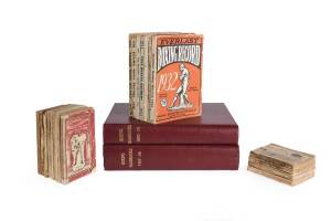BOXING & SPORTS ANNUALS: "T.S.Andrews' World Sporting Annual Record Book" [Milwauke] for 1910, 1912, 1914, 1915 (2), 1916, 1922, 1923 & 1929; "Police Gazette Sporting Annual" [New York] for 1912, 1914, 1915 & 1916; "Everlast Boxing Record" [New York] for 