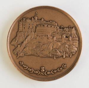 1986 COMMONWEALTH GAMES IN EDINBURGH, Participation Medal "1986 XIII. Commonwealth Games, Edinburgh, Scotland", 68mm diameter, 