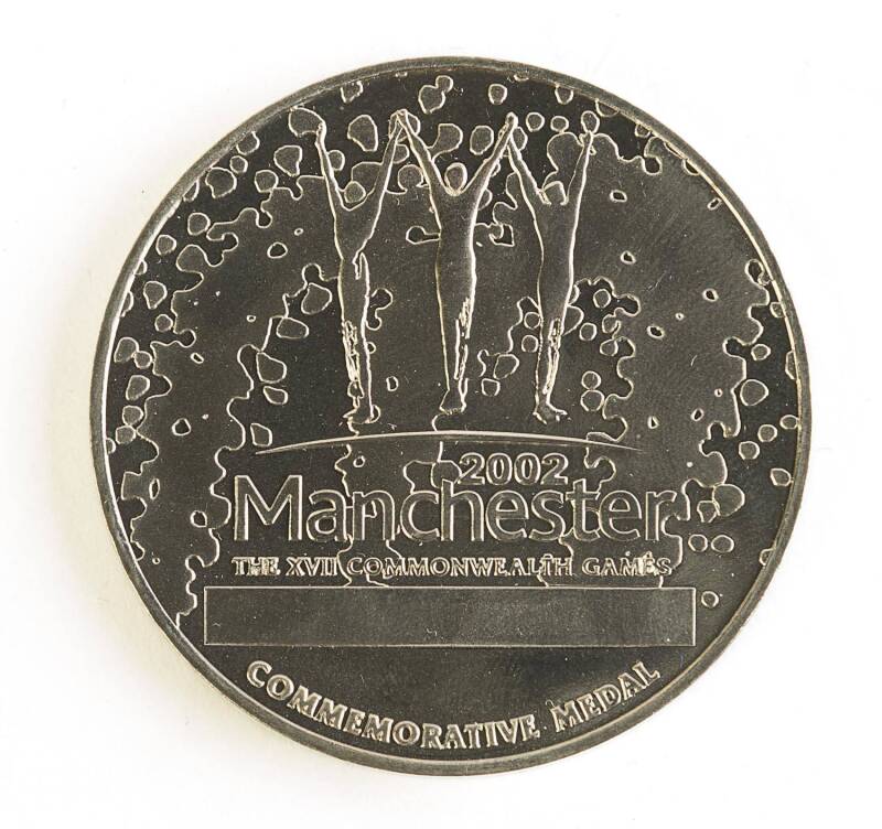 2002 COMMONWEALTH GAMES IN MANCHESTER, Participation Medal "2002 Manchester, The XVII Commonwealth Games, 50mm diameter, in original presentation case.