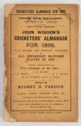 "Wisden Cricketers' Almanack for 1898", original paper wrappers. Fair condition (spine broken so pages loose).