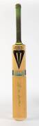 SIGNED CRICKET BATS, noted Prime Minister John Howard, Allan Border & Greg Blewett. (3 items). - 2