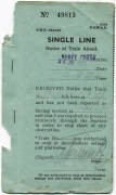 BOOKS & EPHEMERA: c1902-83 folder containing an erratic mix of various VR forms; "What Every Stationmaster and Assistant Stationmaster Should Know" by 'L.F.' [Melbourne, 1926]; "Report of the Victorian Railways Commissioners for the year Ended 30th June 1 - 3