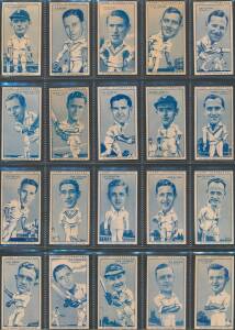 1929-50 cricket cards, noted 1929 wills "Cricketers, 2nd Series" [50]; 1950 Carreras (Turf slides) "Famous Cricketers" [50]. G/VG.