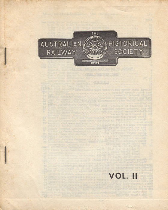 Magazines: ARLHS/ARHS "BULLETIN". Complete set of early reprints, Vol.1 No.1, October 1937 to June 1948; 4 x "Railways in Australia and A.R.L.H.S. Bulletin" 1949/50; the 'new series' of "Bulletin" from Vol.1 No.1, May 1950 to December 1970, complete or ne