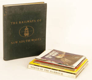 Books. Collection of NSW titles. Noted: "The Electric Railways of New South Wales" by Dornan & Henderson, 1976, a definitive and sought-after history of the Sydney suburban system; "The Railways of New South Wales", Dept. of Railways, 1955, the centenary 