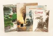 Books: Some sought-after locomotive titles. 1) "38: The 38 Class Pacific Locomotives of the New South Wales Government Railways" by Thompson, 2nd edition 1994, Eveleigh Press, Matraville; 2) "The 60 Class" by Groves, Wright & Morahan, 1994, NSW RTM, Burwo