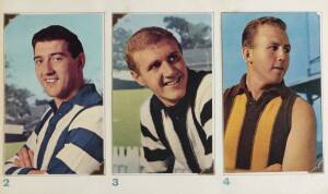 1964 Mobil "Football Photos - VFL Footballers", complete set [40]. G/VG (stuck into album with photo corners).