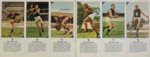 1965 Mobil "Football Photos - VFL Footballers", complete set [40]. G/VG (stuck into album with photo corners).