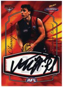 2006 Select "Champions Ambassador Signature - Matthew Lloyd". VG.