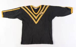 WESTERN AUSTRALIA RUGBY LEAGUE JERSEY, known as the Black Swans, with "W.A.R.F.L./ (swan) badge on left breast, and number "3" on reverse, player unknown. Good match used condition.