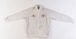 ENGLAND: Steve Norton's 1975 England tracksuit (11 Tests for England & 12 Tests for GB 1974-82); plus Karl Fairbank's signed training top (15 tests for GB 1987-94).