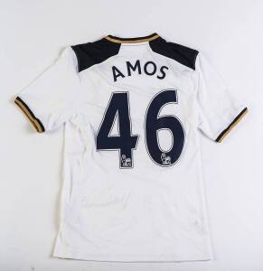 TOTTENHAM HOTSPUR, match-worn shirt from 2016 International Champions Cup in Melbourne, with "AMOS" & "46" on reverse.