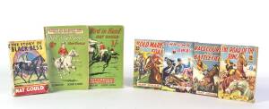 NAT GOULD BOOKS: Collection of Nat Gould novels (c90), many concerned with horse racing. Poor/G condition. Months of good reading!