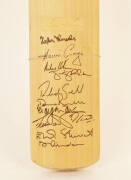 SIGNED CRICKET BATS: "Easton" Cricket bat signed by Allan Border & David Gower; plus "Gray Nicolls" Cricket Bat signed by 1993-94 Australia v South Africa with 22 signatures (some faded).