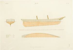 YACHT PRINTS, "Titania II", Titania II", "Titania II & Athemis", set of three lithographs, published by Day & Son, London, 1864, each measure, 40x57cm. Ex Ben Lexcen collection.