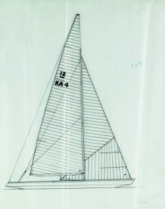 "SOUTHERN CROSS" KA 4: Miller & Whitworth original plans, drawings & blueprints, 1972-73, set of 88 drafting film & blueprint sheets. Ex Ben Lexcen collection.