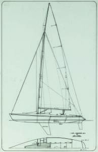 "LAKE MACQUARIE" FAST 40' FOR JOHN MOORE: Ben Lexcen original plans, drawings & blueprints, c1980-82, set of 11 drafting film, graph paper & blueprint sheets. Ex Ben Lexcen collection.