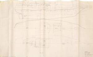 BEN LEXCEN ORIGINAL PLANS, DRAWINGS & BLUEPRINTS: Ben Lexcen group of 18 original plans, drawings & blueprints, noted 73'4" Passenger Boat, 78' Sloop, Half Ton Yacht "Hot August Night" & 50 Metre Twin Screw. Ex Ben Lexcen collection.