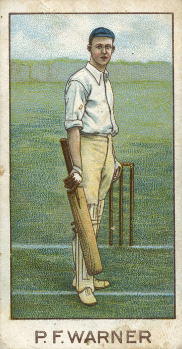 1903 Wills (Australia) "Australian & English Cricketers", complete set [25], noted Victor Trumper, Monty Noble & Plum Warner. Attractive set. Poor/G.