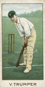 1903 Wills (Australia) "Australian & English Cricketers", complete set [25], noted Victor Trumper, Monty Noble & Plum Warner. Attractive set. Poor/G. - 3