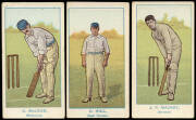 1905 Wills (Australia) "Australian Club Cricketers", part set [21/46]. Condition varies, Poor/G.