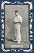 1909 Wills (Australia) "Australian & English Cricketers", part set [18/25 + 2 spares], all with Blue borders. One damaged, others Fair/G.