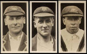 1928 Major Drapkin "Australian and English Test Cricketers", complete set [40], noted Larwood, Hobbs & Ponsford. G/VG.