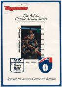 FOOTBALL CARDS, STICKERS & EPHEMERA, noted Greeting Cards (43); Brisbane Lions Christmas Cards (49); AFL Annual Reports (5); Yearbooks (2); books (5); 1993-97 football cards & stickers, noted 1995 Select "AFL Sensation" [64]; 1994 Telearch "The AFL Classi - 2