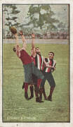 1908-09 Sniders & Abrahams "Australian Football - Incidents in Play" [11/16]. G/VG. - 10