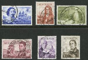 QEII - 1953-65 Issues - 4/- - &pound;2 Navigators set (6), G-FU.