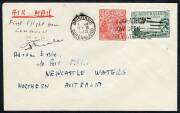 Australian Aerophilately - 19 Feb.1930 (AAMC.152a) Camooweal - Newcastle Waters flown cover carried by A.A.S. to link with the newly established Qantas service from Brisbane and signed by the pilot, Frank Neale. Cat.$400+.