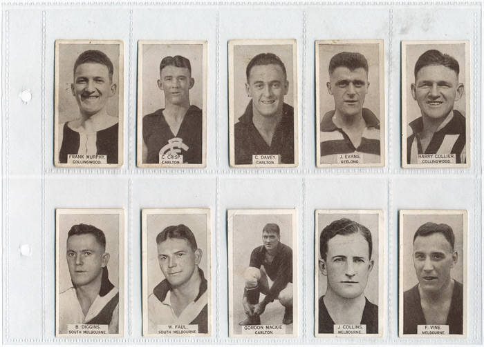 1933 Wills "Footballers 1933", complete set [200] in album. Fair/VG.