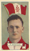 1934 Allens "League Footballers" (Pennants), almost complete set [67/72]. Two damaged, others mainly G/VG. - 2