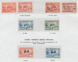 General & Miscellaneous Lots (Australian Commonwealth) - Collection on Seven Seas pages with modest Roos & KGV Heads, Other Pre-Decimals apparently complete nint or used with some CTO including the KSmith 'OS' duo & 5/- Bridge, 'SPECIMEN' Overprints 10/- 