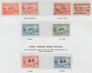 General & Miscellaneous Lots (Australian Commonwealth) - Collection on Seven Seas pages with modest Roos & KGV Heads, Other Pre-Decimals apparently complete nint or used with some CTO including the KSmith 'OS' duo & 5/- Bridge, 'SPECIMEN' Overprints 10/-