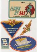 General & Miscellaneous Lots (Australian Commonwealth) - "CINDERELLAS": Partly-mounted accumulation with a quantity of airmail labels from pre-WWII types including large blocks/sheets, 'LETTER PACKET' white/red block of 40 (4x10), Parcel Post 'FRAGILE/... - 9
