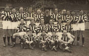 1940-51 Chas.Boyles real photo postcard "VFL Teams", showing 1946 Collingwood team. Good condition.