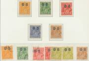 KGV Issues - Collection on Lighthouse pages with Small Multiple Wmk Perf 14 set plus extra 1/4d x2 (one with Thick '1' at Right), Perf 13&frac12;x12&frac12; set - the 1/4d with Thick '1' at Right - plus a few extras including 1d green Dies II-I Pair x3 & 1/4d Imprint P - 2