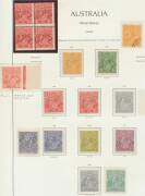 KGV Issues - Punctured 'OS' selection on Lighthouse hingeless pages with Large Multiple Wmk set, No Wmk 1d & 1&frac12;d, Small Multiple Wmk Perf 14 set (no &frac12;d) + extra 1/4d CTO, Perf 13&frac12;x12&frac12; to 5d including 1d Dies I-II Pair (gum a little aged), 3d Die I corner - 3