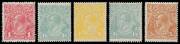 KGV Single WMK - Well-packed Lighthouse pages with all the standard colours/shades & dies including 1d red Die II (**), 1d red Die III x3 (one **), 4d orange x9 including Watermark Inverted & lemon-yellow (a little aged but **), 4d blue x3 (one with the W