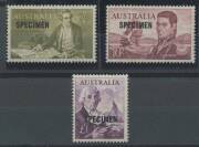 Other Pre-Decimals - 1963-65 Navigators 7/6d to £2 with 'SPECIMEN' Overprint, unmounted. (4) - 2